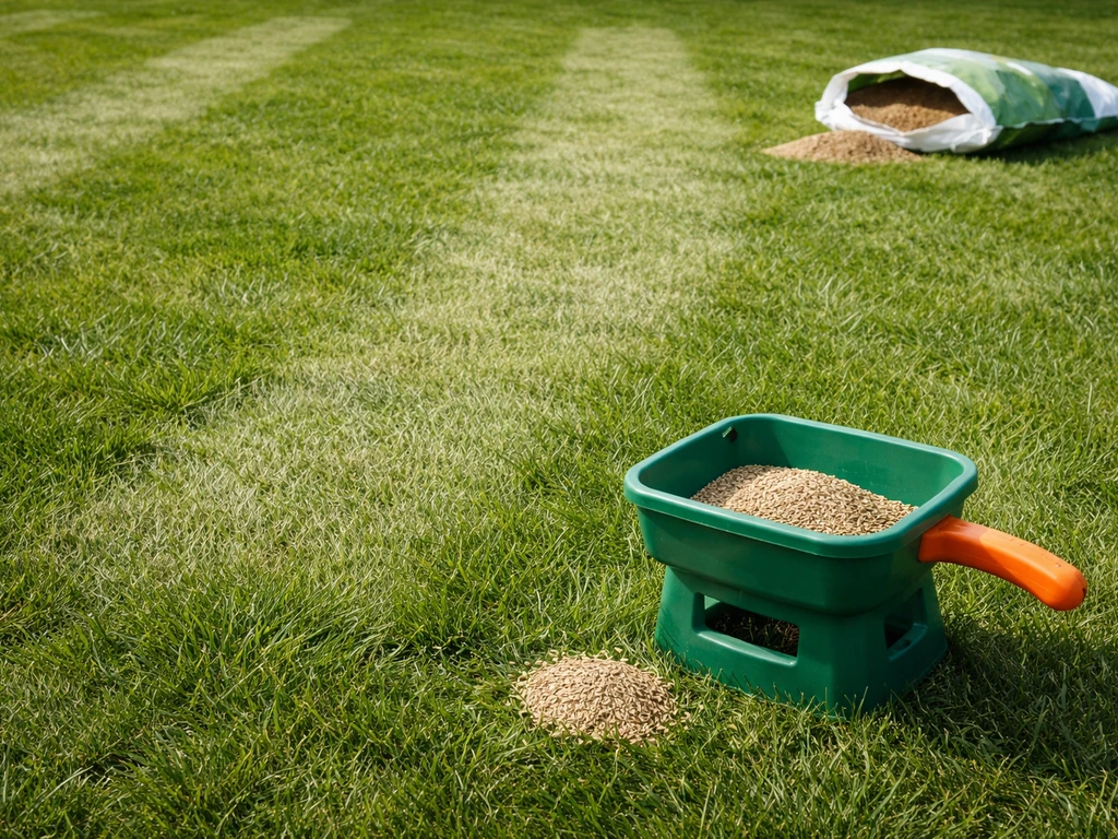 Gras bijzaaien en bemesten tegelijk: zo doe je het goed