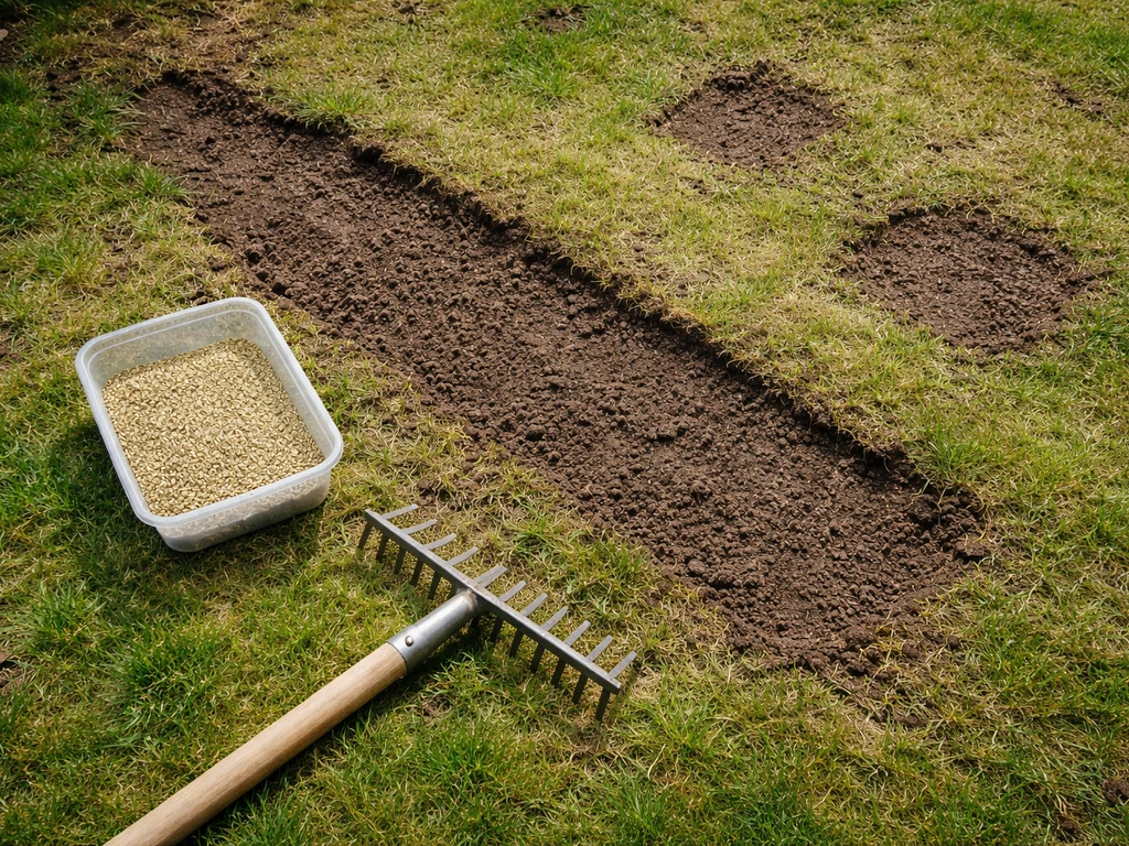 Gras bijzaaien: stapsplan voor kale plekken en dun gazon
