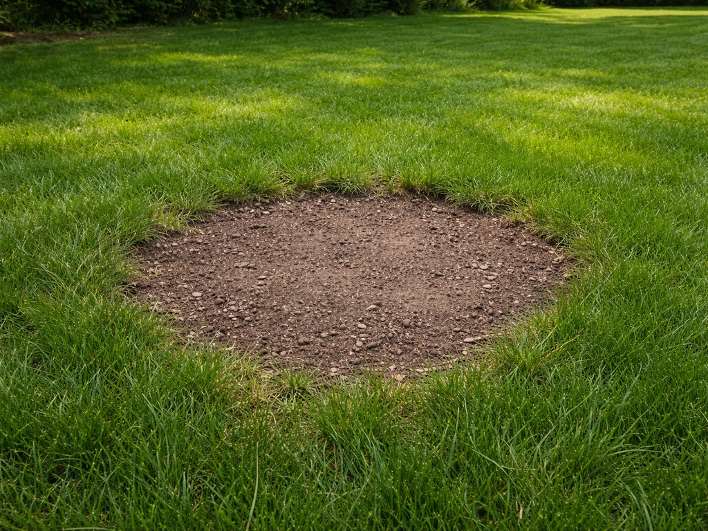 kale plekken in gras bijzaaien