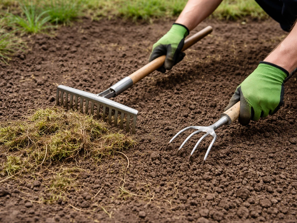 gras kale plekken bijzaaien