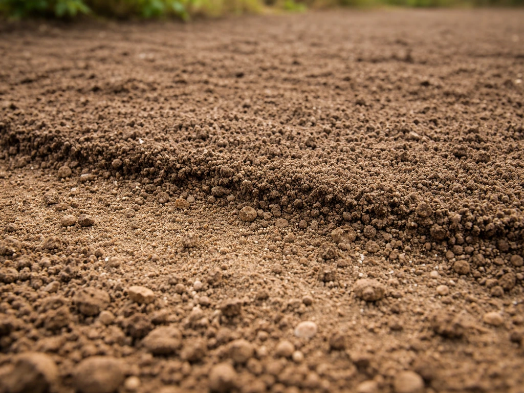 Close-up van een gelijkmatige afdeklaag van grond van 0,5–1 cm op zaadbed, met goed zaad-bodemcontact.