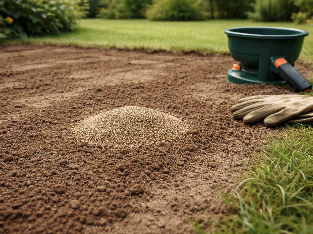 gras zaaien in compost