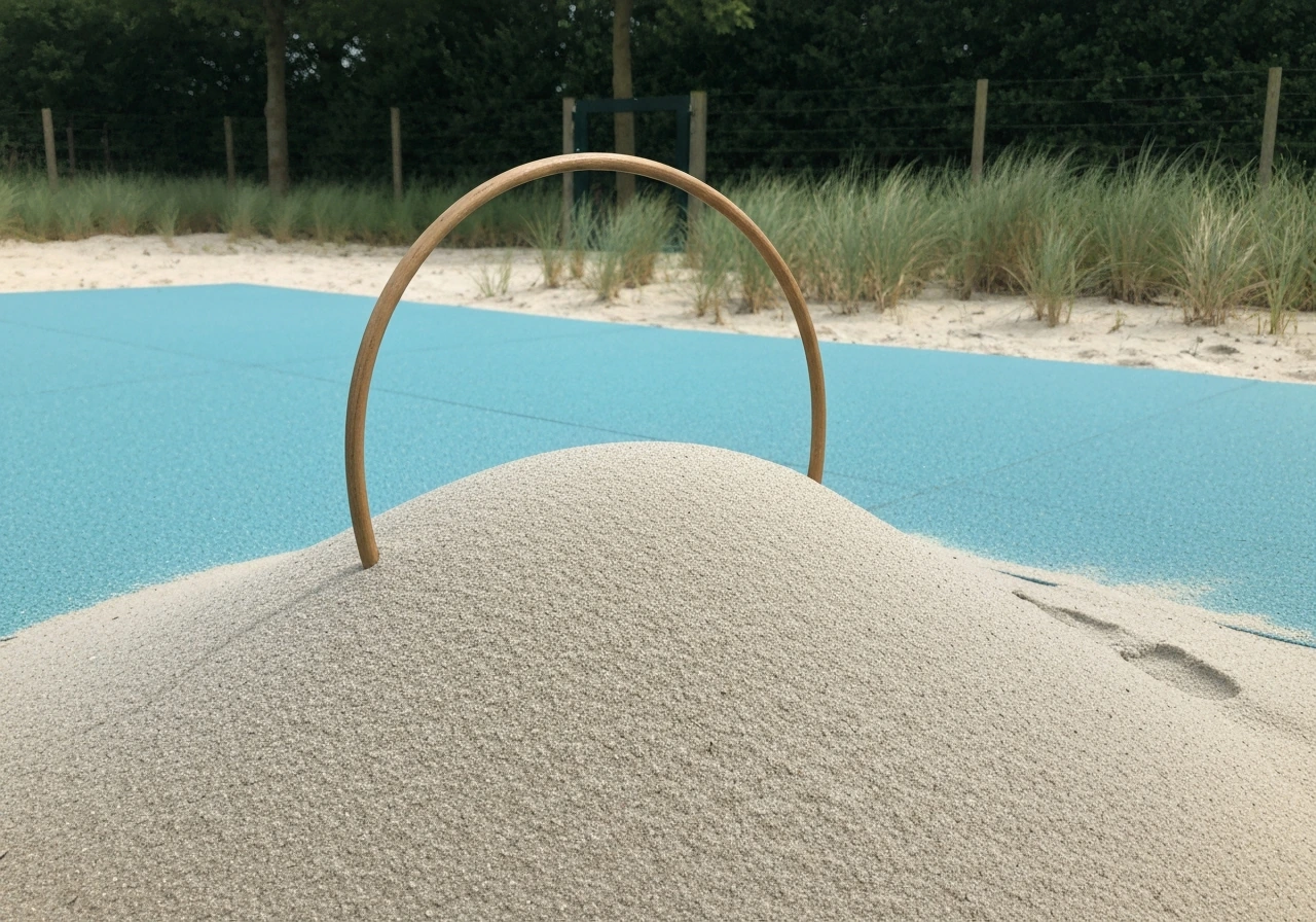 gras zaaien op geel zand